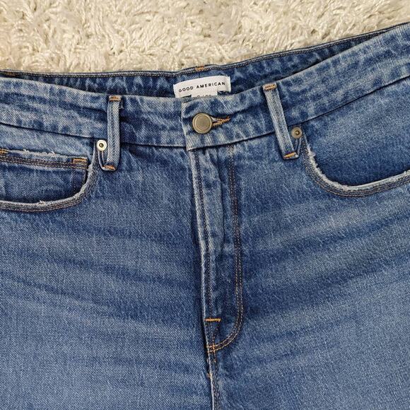 Good American High Rise Tapered Jeans Size 2/26 - Picture 9 of 11